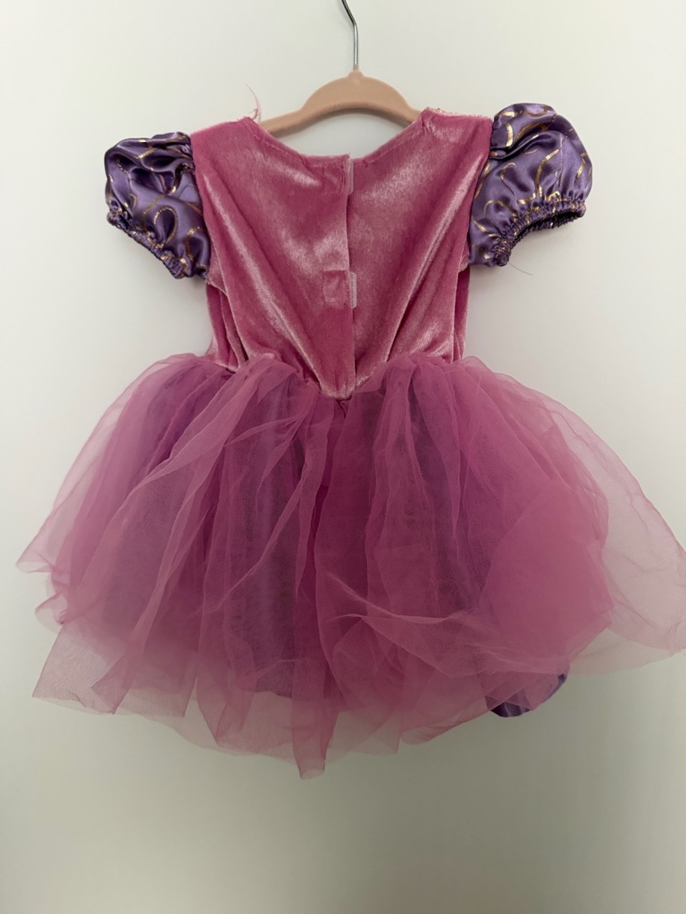 Rapunzel Costum Girls Purple & Pink Princess Dress with Headband size 18M - Picture 3 of 8